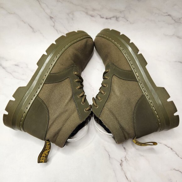 Dr. Martens Bonny Tech Utility Chukka Boots Green Canvas Combat Men\'s 10 main image 4